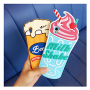 3D carton silicone phone case