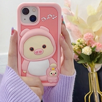 3D carton silicone phone case