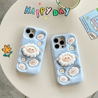 3D carton silicone phone case