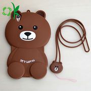 3D carton silicone phone case