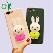 3D carton silicone phone case