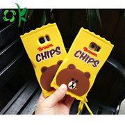 3D carton silicone phone case