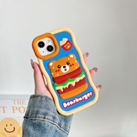 3D carton silicone phone case