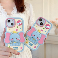 3D carton silicone phone case