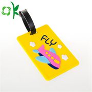 3D Logo Silicone Luggage Tag