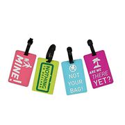 3D Logo Silicone Luggage Tag