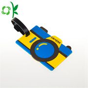 3D Logo Silicone Luggage Tag