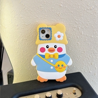 3D carton silicone phone case