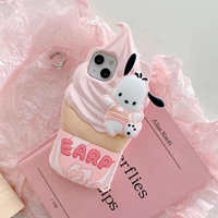 3D carton silicone phone case