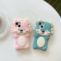 3D carton silicone phone case