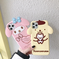 3D carton silicone phone case