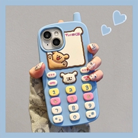 3D carton silicone phone case