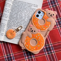 3D carton silicone phone case