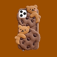 3D carton silicone phone case