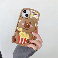 3D carton silicone phone case