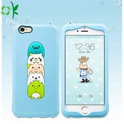 3D carton silicone phone case