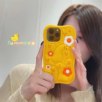 3D carton silicone phone case