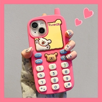 3D carton silicone phone case