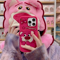 3D carton silicone phone case