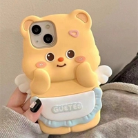 3D carton silicone phone case
