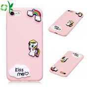 3D carton silicone phone case
