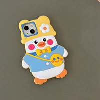 3D carton silicone phone case