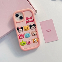 3D carton silicone phone case