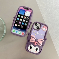 3D carton silicone phone case