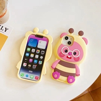 3D carton silicone phone case