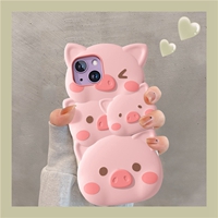 3D carton silicone phone case