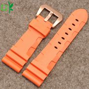 Silicone watch strap