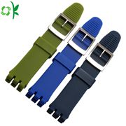 Silicone watch strap