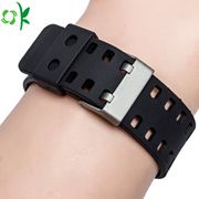 Silicone watch strap