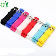 Silicone watch strap