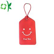 3D Logo Silicone Luggage Tag