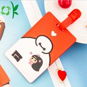 3D Logo Silicone Luggage Tag