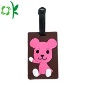 3D Logo Silicone Luggage Tag