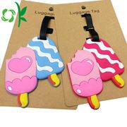 3D Logo Silicone Luggage Tag
