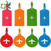 3D Logo Silicone Luggage Tag