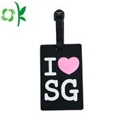 3D Logo Silicone Luggage Tag