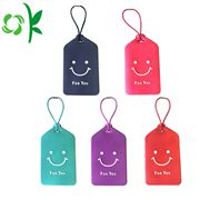3D Logo Silicone Luggage Tag