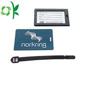 3D Logo Silicone Luggage Tag