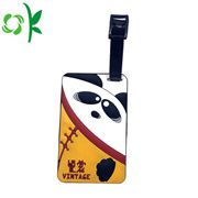 3D Logo Silicone Luggage Tag