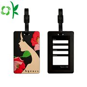 3D Logo Silicone Luggage Tag