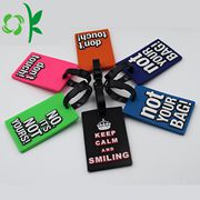 3D Logo Silicone Luggage Tag