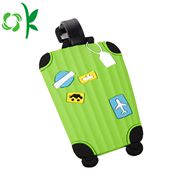 3D Logo Silicone Luggage Tag