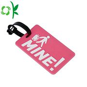 3D Logo Silicone Luggage Tag