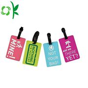 3D Logo Silicone Luggage Tag