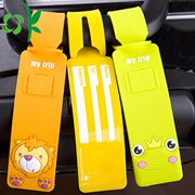 3D Logo Silicone Luggage Tag