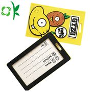 3D Logo Silicone Luggage Tag